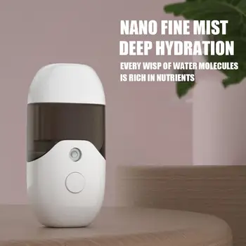 

50ml USB Mist Sprayer Face Steamer Mini Nano Portable Moisturizing Humidifier Care Skin Spray Instruments Nebulizer Body U8E2