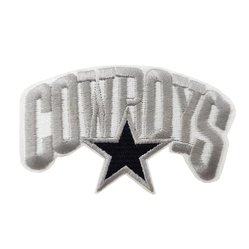 Cool Cowboys Cow Boy Star Logo Embroidered Iron On/ Sew On Cool Football  Vest Patch Military Badge - Costumes Badge - AliExpress