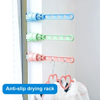 

Newly Punch Free Portable 5 Hole Hanger Travel Business Indoor Convenient Drying Rack