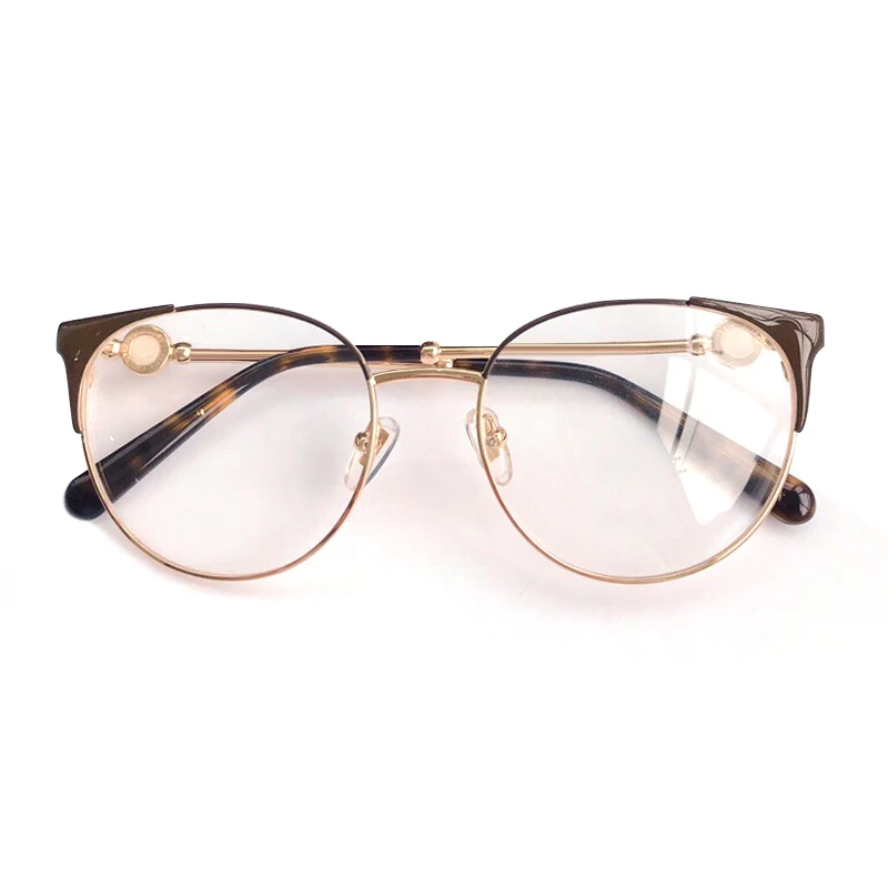 No1 Eyeglasses Оправа для очков в стиле кошачьи глаза женские прозрачные линзы оптические очки круглые очки оправа gafas de sol hombre - Цвет оправы: No1 Eyeglasses