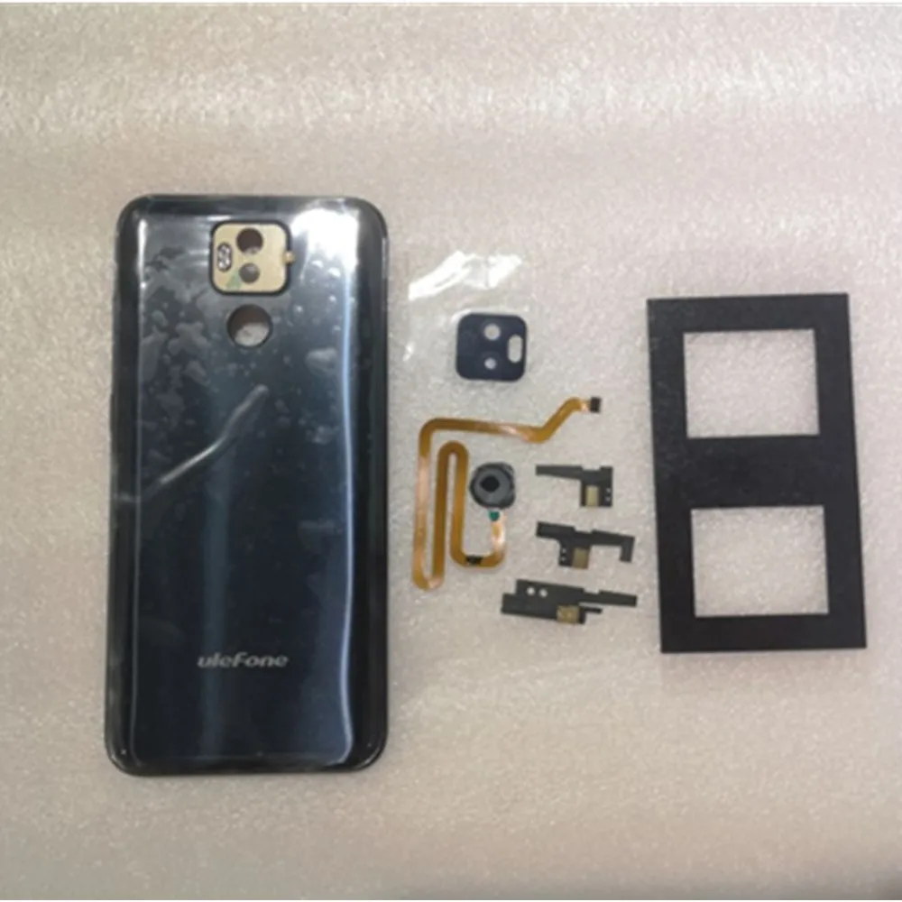 

New Original For Ulefone Power 6 Battery Cover Housings Case Durable Frame + Antenna+Fingerprint Sensor Button+Camera Lens