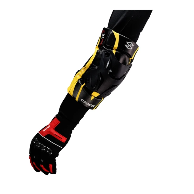 Cuirassier K01 Protective Motorbike Kneepad Motocross Motorcycle Knee Pads MX Protector Racing Guards Off-road Elbow Protection E01-3-Lemon Yellow