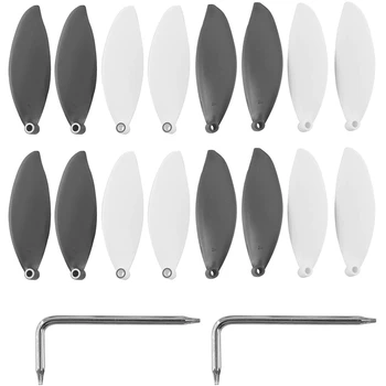 

16Pcs Propeller for PARROT Anafi Propeller Props Blades Set for Parrot Anafi - 4K HDR Camera Drone (Black and White)