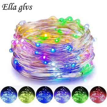 

20LED Copper Wire Fairy String Fairy Light Super Bright Festival Landscape Lamp Yard Durable Romantic Outdoor Garden Xmas Decor