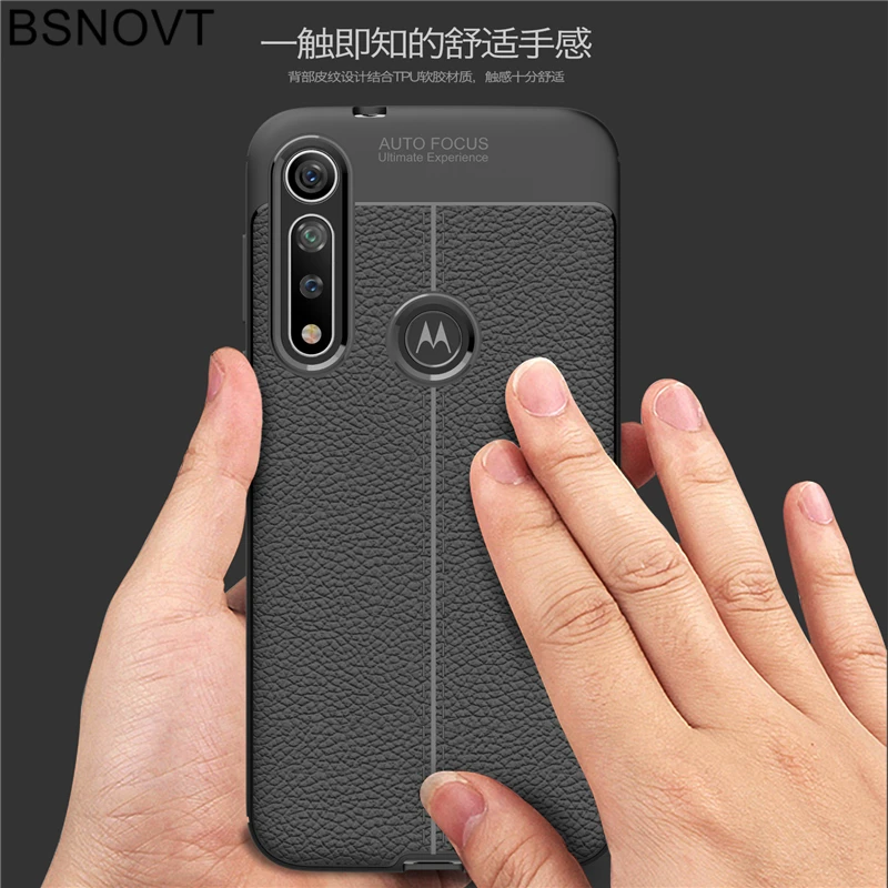 Для Motorola Moto G8 Plus Чехол Мягкий ТПУ силиконовый Кожаный противоударный чехол для Motorola Moto G8 Plus чехол для Moto G8 Plus BSNOVT