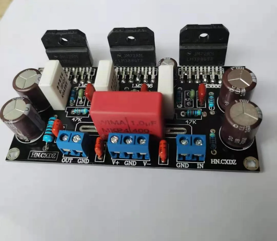 LM3886 3 Abrest Одноканальный Аудио Мощность усилители доска Проекторы для домашнего