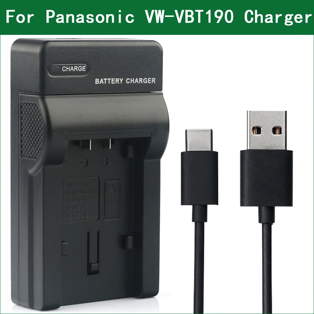 LANFULANG телефон VW VBT190 зарядное устройство для Panasonic|battery charger|charger forbatteries battery charger |