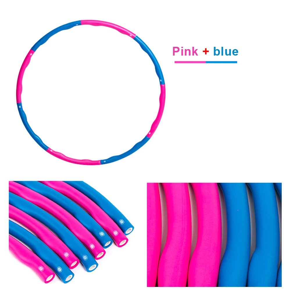 Hoop Yoga Waist Exercise Slimming Sport Hoops Massage Loops Slimming Gymnastic Ring Adjustable Size Easy to Install Durable