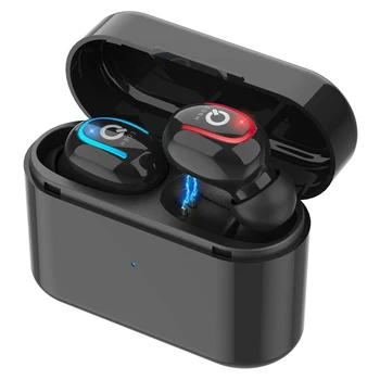

Q26 Bluetooth Headset, TWS Bluetooth 5.0 Sweat-Proof Stereo Sports Wireless Bluetooth Headset with 500MAh Charging Box