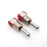 SH T80-T Z1 Series Large Long Handle 12mm Panel Mount Mini Toggle Switch 5A 125VAC - Image 2