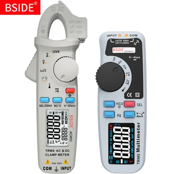 

Ultra-portable Digital Clamp Meter True- DC AC Current 100A 1mA Accuracy Ammeter Auto Range Multimeter Voltmeter Tester
