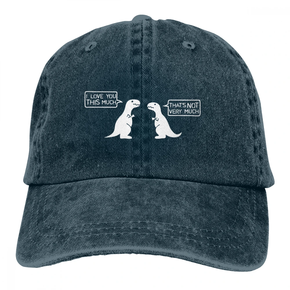 I Love You этот большой Casquette черный унисекс Мужские Женские джинсовые бейсболка с ремешком кепки Регулируемый Гольф папа шляпа