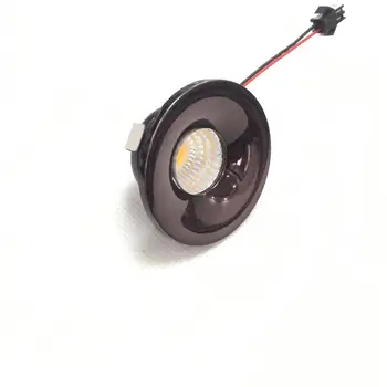 

10pcs/lot new Room Light 230v Mini 3W LED Wall Light Aluminum Alloy 360Degree Rotatable Spotlight for Showcase Cabinet Display