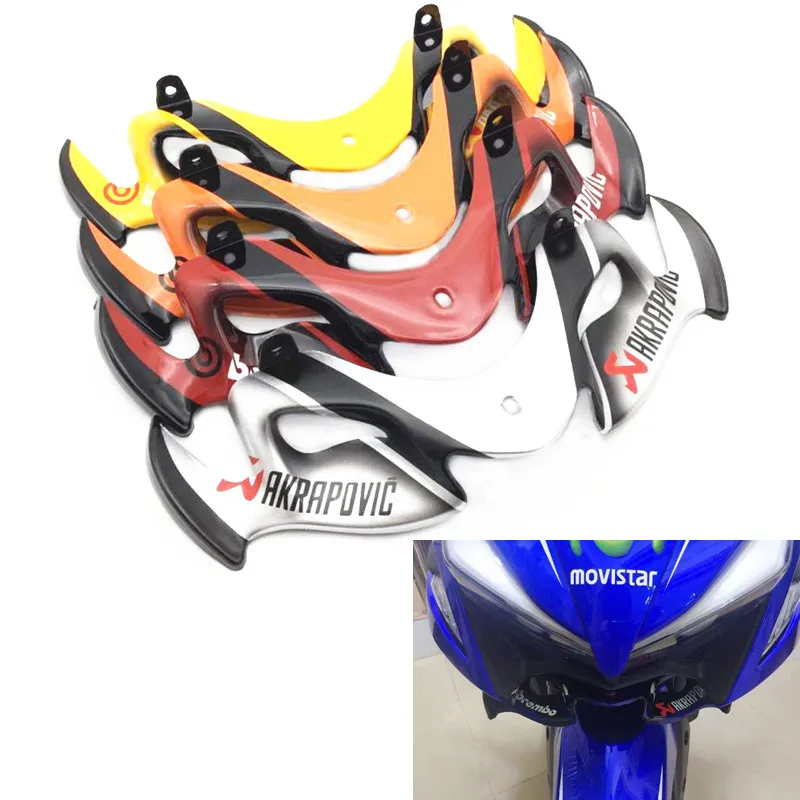 

Modified Motorcycle NVX aerox headlamp lamp protect guard eyebrow cover shell for yamaha NVX155 DGR155 L155