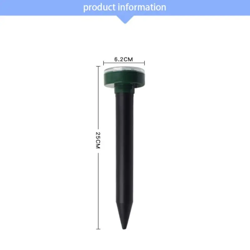 

Solar Ultrasonic Hamster Mole Pest Rodent Mosquito Repellent Garden Farm Environmental Special
