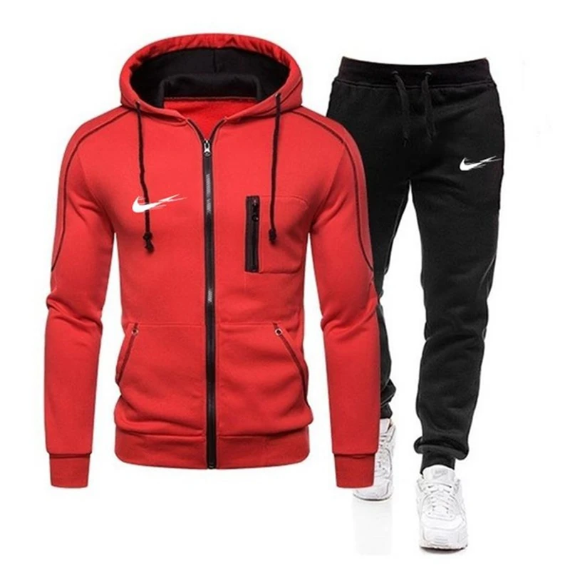 

New 2 pieces / set of men's sportswear sports compression sportswear clothes running jogging sports pants exercise training set