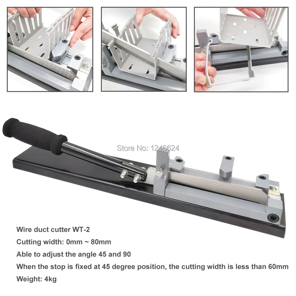 Haicable WT 2 Wire Duct Cutter Cuts Slotted PVC Wiring Duct tool and