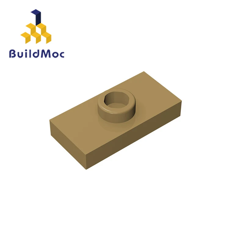 BuildMOC совместимый для 15573 1X2 для строительных блоков части DIY логотип развивающие творческие подарочные игрушки - Цвет: M0618-05