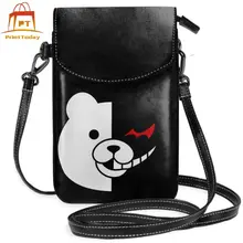 Monokuma сумка на плечо Dangan Ronpa Monokuma кожаная сумка свадебные женские сумки через плечо модный Узор Женский высококачественный кошелек