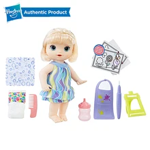 Hasbro Baby Alive Finger paint Детские светлые волосы реалистичные Reborn Детские Куклы Игрушки для девочек интерактивные детские развивающие для возраста 3 года