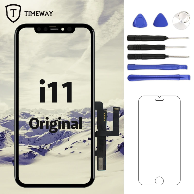 

Original LCD For iPhone 11/11 Pro/Pro Max Display With 3D Touch Screen Digitizer Assembly Replacement For iPhone 11 iPhone X LCD