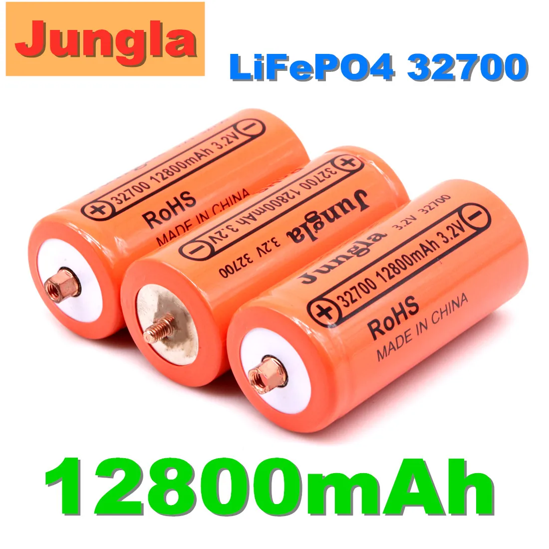 100% Orignal 3.2V Lifepo4 32700 Battery 12.8Ah Rechargeable Battery  Professional Lithium Iron Phosphate Power Battery with Screw|Replacement  Batteries| - AliExpress