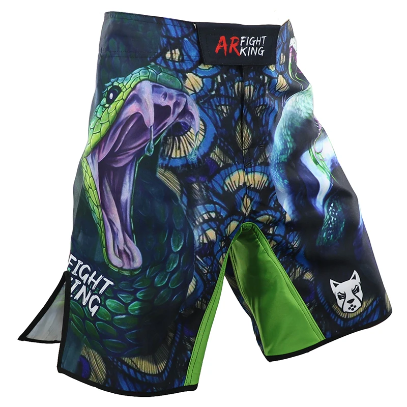 Шорты для боев без правил Cage Fight Grappling Muay Thai боксерские трусы с принтом MMA шорты Fight Grappling Короткие полиэстер Kick Gel