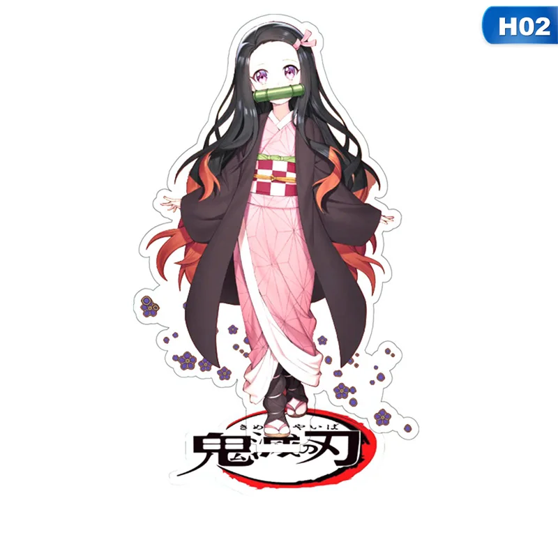 6,5 см, японское аниме, истребитель демона, Kimetsu No Yaiba, фигурка камадо, ПВХ, фигурка, модель воина, фигурки, игрушки, подарки - Цвет: H02