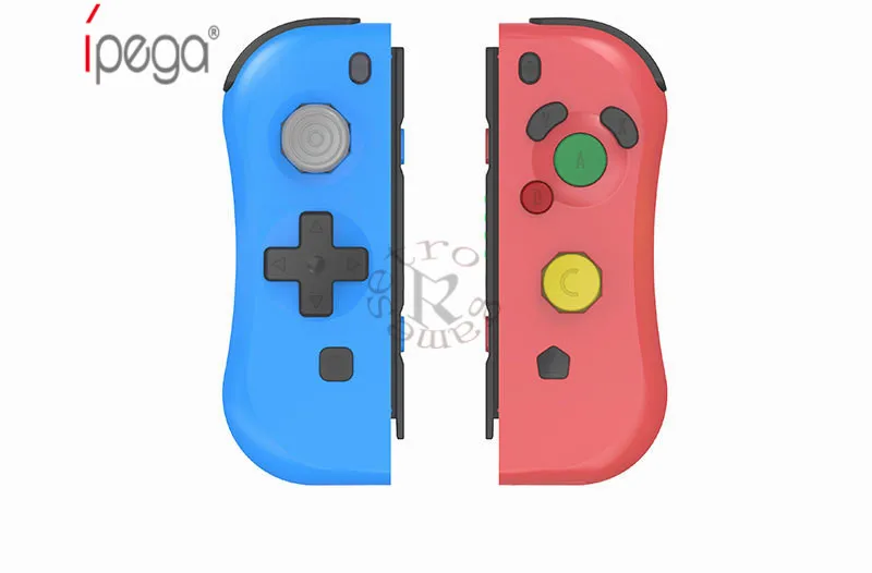 red blue Геймпад для NS Joy-Con(L/R), беспроводные игровые контроллеры с Bluetooth, 5 цветов, геймпад, джойстик, для пульта переключения, пульт - Цвет: red blue