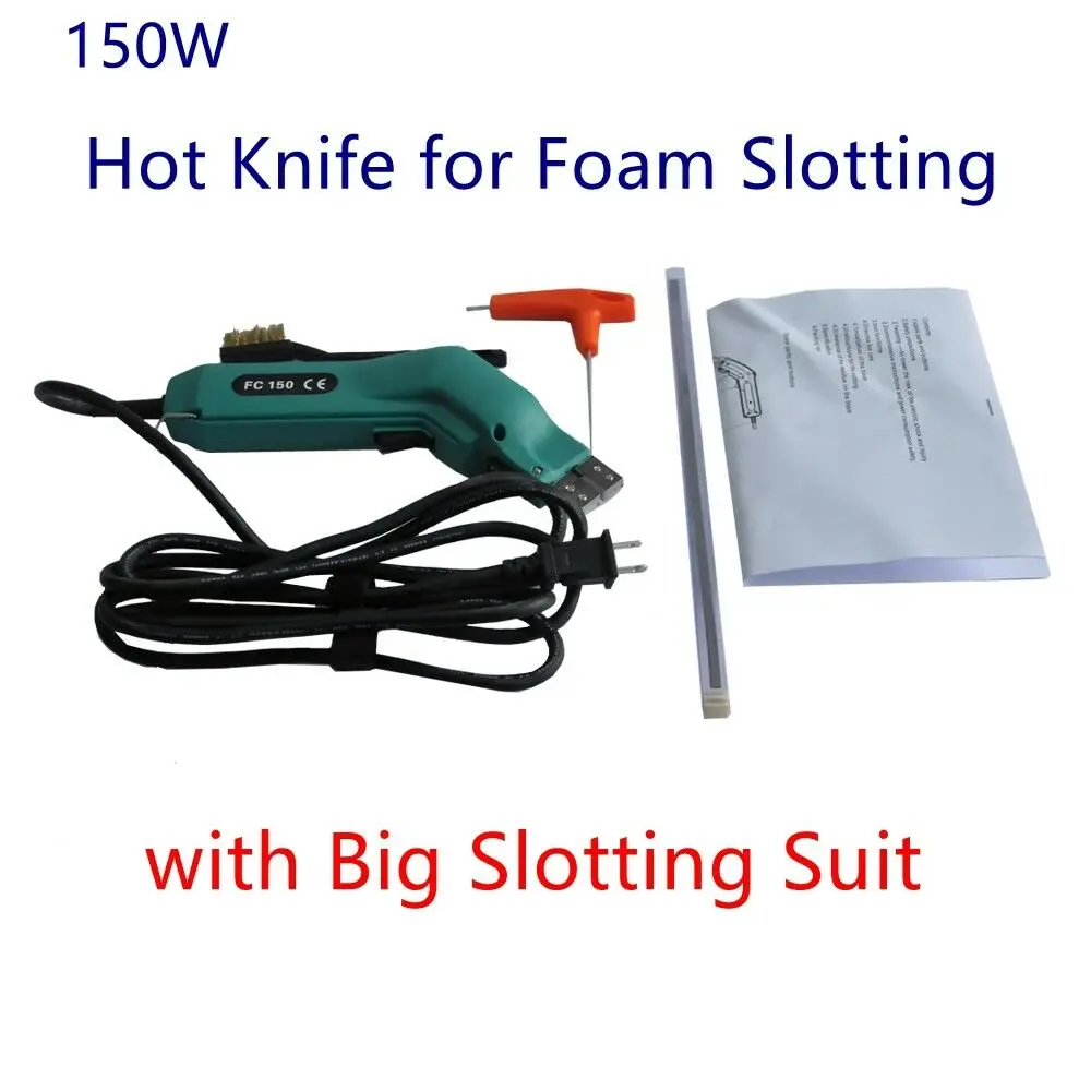

150W Groove Electric Foam Cutter Slot Hot Knife Wire Grooving Cutting Tool 110V