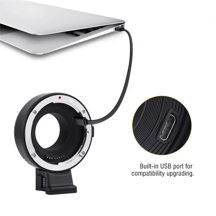Commlite EF-FX адаптер управления диафрагмой автофокуса для объектива Canon EF/EF-S для крепления камеры Fujifilm X