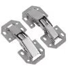 10pcs/SET 3 Inch Bridge Shaped Spring Frog Hinge Cabinet Closet Door Hinges No Drilling Hole Furniture Hardware Kitchen Cabinet ► Photo 2/6