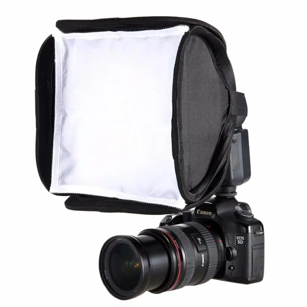 BEESCLOVER для Nikon Canon Sony Yongnuo 23x23 см портативный софтбокс вспышки рассеиватель чехол