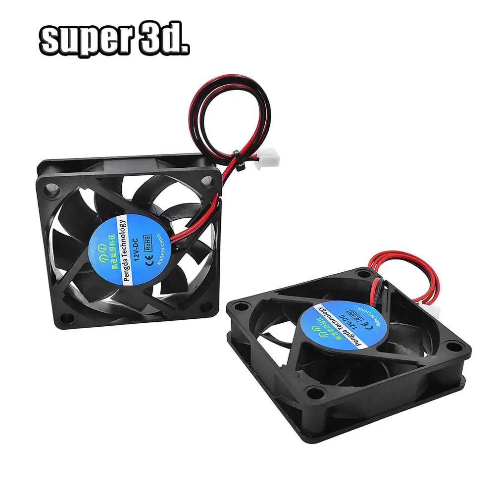 Cooling Heatsink Fan with Dupont Wire - Quiet 60mm Brushless Radiator