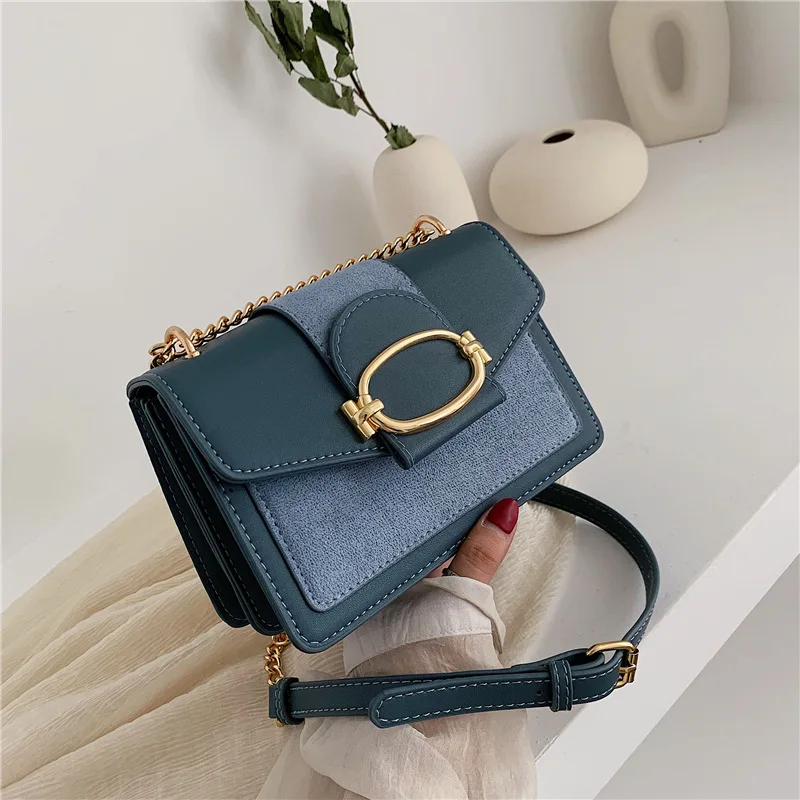 

Language meng wei Western Style PU Leather Bag Women's 2019 New Style Fashion Korean-style Versatile Chain Shoulder Bag Fashion