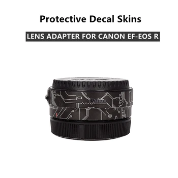 per adattatore per attacco canon ef-eos r Decal Skin Per adattatore per attacco obiettivo per canon EF-EOS R Wrap Cover Adesivo ef eos r decalcomania Pelle