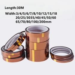 High Temperature Heat BGA Tape Thermal Insulation Tape Polyimide Adhesive Insulating AdhesiveTape 3D Printing Board Protect