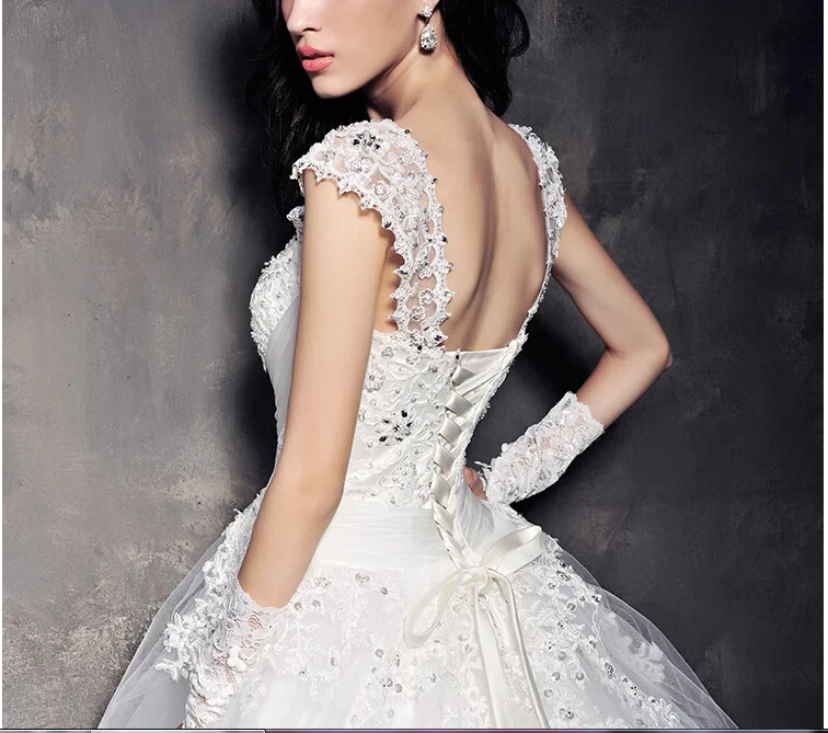Романтическое Новое модное платье с аппликацией из бисера vestido de novia Casamento бальное пикантное свадебное платье платья для матери невесты