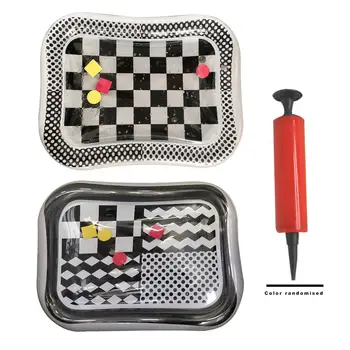 

Kids Toy 66 X 50cm Newborn Baby Inflatable Patted Pad Infant Toddlers Water Ice Mat Cushion Pat Playmat Toy with Inflator Kit