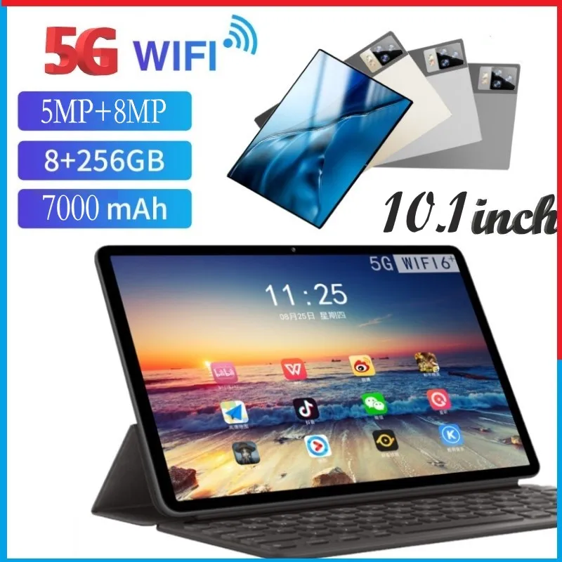Компьютерные планшеты 10 1 дюйма android 11 для детей телефон 8 + 256 ГБ 4 sim-карты Сеть офис