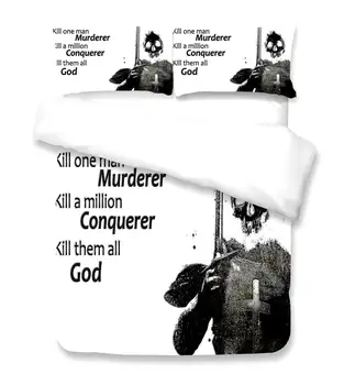 

Black Smoking Skull Bedding Set Bedroom Decor Quilt Cover Kids Teens Gifts Bedspreads 1PC Duvet Cover with Pillowcase