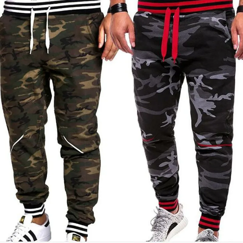 

New men's sports trousers Europe and the United States camouflage sports pants trousers large size 4XL casual pants