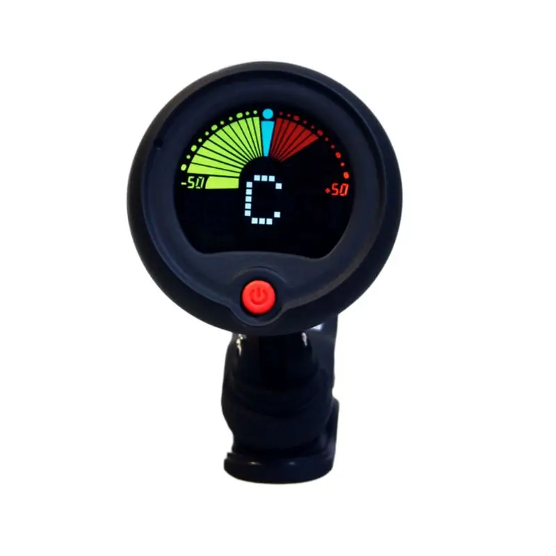 

Guitar Clip-on Tuner Easy Operation Full Color Display Frequency Range Tailored