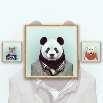 

Panda Polar Bear Koala Full Display Square/Round Animal 5D Diamond Painting Diamond Embroidery Rhinestone Picture Diamond Mosaic