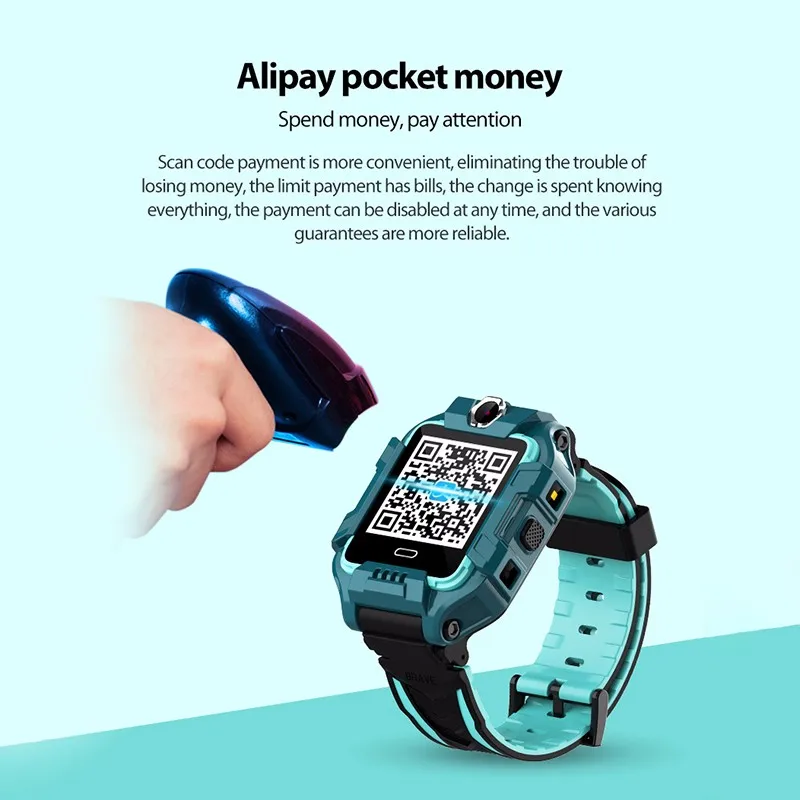  4G Kids Children's Smart GPS Position Wifi HD Video Call Dual cameras Smartwatches Voice Monitoring