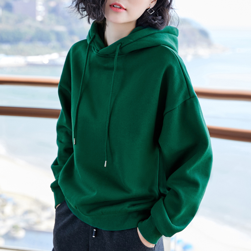 Basic Solid Color Hoodie