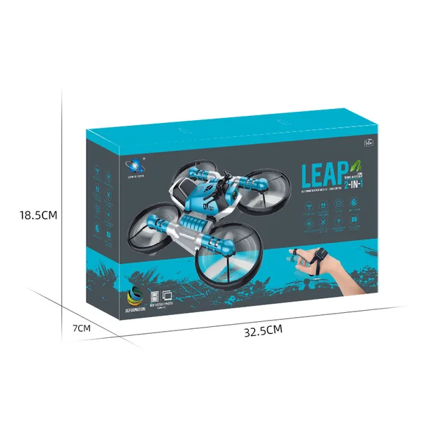 RC Drone 2.4G Deformable Motorcycle Foldable Remote Control Plane WiFi Quadcopter Drones with Camera Hd  Rc Helicopter Gifts Toy 5