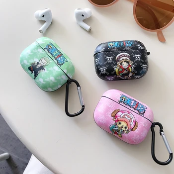 

Cute ONE PIECE Anime Case For Apple Airpods Pro Cover Soft Silicone Capa Cute Earphone Case For Airpod Pro Headphone Case box