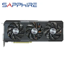 SAPPHIRE R9 390 4GB Grafikkarte AMD Radeon R9390 4GB Video Bildschirm Karten GPU Bord Desktop Computer PUBG spiel Karte VGA Grafik