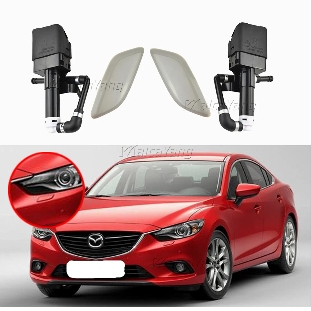 Крышка сопла омывателя фары для Ma zda 6 Mazda6 GH 2007 2008 2009 2010 насадка распылителя воды